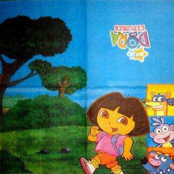 142 Known Figures - 3-ply - Dora the Explorer 2006