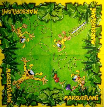 154 Bekannte Figuren - 3-lagig -Marsupilami 2003