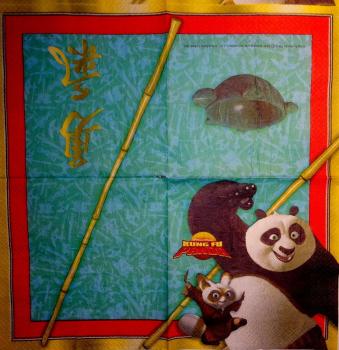 155 Bekannte Figuren - 2-lagig - Kung Fu Panda 2008