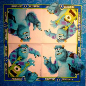161 Known Figures - 2-ply - Disney Monster Universität