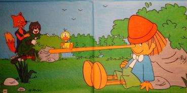 167 Bekannte Figuren - 3-lagig (3577) - ppd - Pinocchio