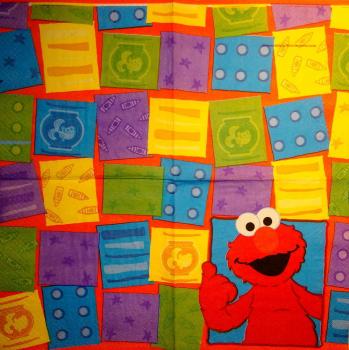175 Known Figures - 3-ply - Sesamstraße 2003 - Elmo