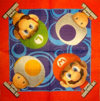 197 Known Figures - 2-ply Nintendo - Super Mario Bros