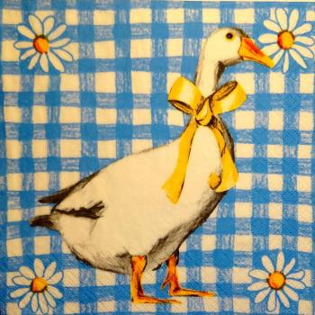 114 Enten - 3-lagig (hell blau)