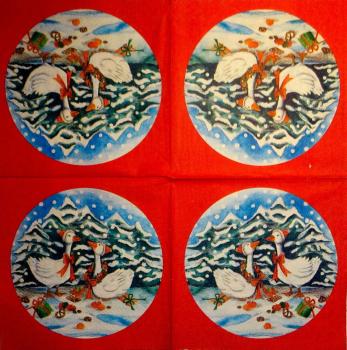 145 Ducks - 3-ply (red)