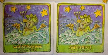 075 Sterne - 3-lagig - Wassermann