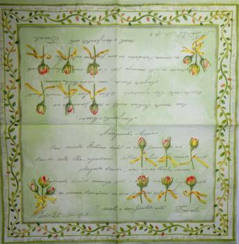 268 Rosen - 3-lagig (grün) - Ihr