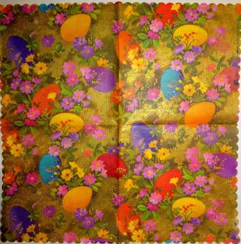 138 Eggs,  Easter Eggs - 1-ply - Waved Edge
