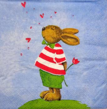 160 Rabbits:  unnatürlich - 3-ply (blue) - Design House