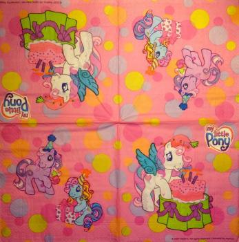 191 Mädchen - 3-lagig - Hasbro 2007 - My little Pony