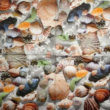 070 Muscheln - 3-lagig - Home Fashion - CS