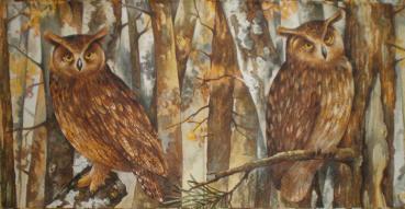 013 Owls - 3-ply - Ihr