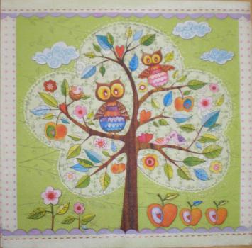 017 Eulen - 3-lagig - Paper Design