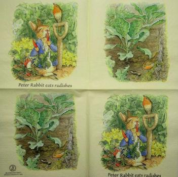 156 Hasen: natürlich - 3-lagig - MOLCA - Peter Rabbit - Beatrix Potter 2002