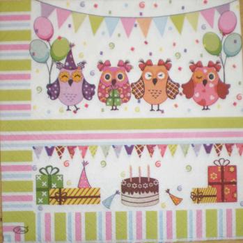 022 Eulen - 3-lagig - Paw
