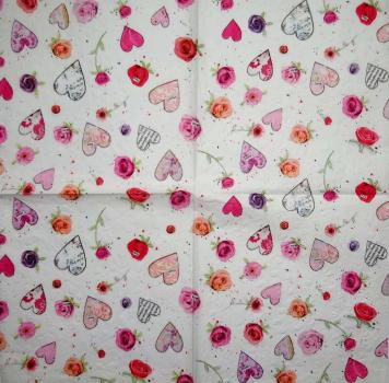193 Heart / Hearts - 3-ply - geprägt