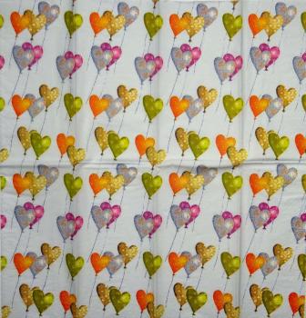 199 Heart / Hearts - 4-ply - Handkerchief