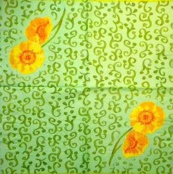 146 Anemones, Poppy - 3-ply