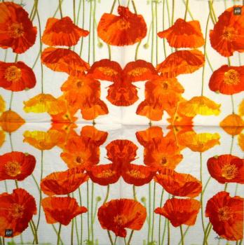 154 Anemones, Poppy - 3-ply - ppd - Andrea Tilk