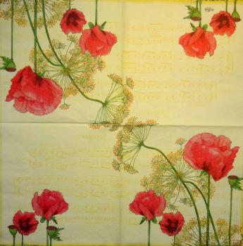 158 Anemones, Poppy - 3-ply (yellow) - Ambiente