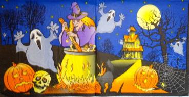 208 Halloween - 3-lagig - Tifany
