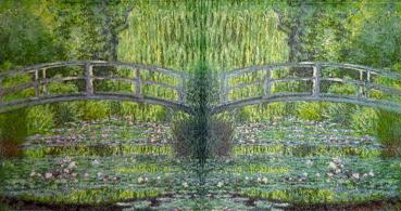 173 Garten - 3-lagig - Monet