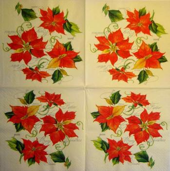 166 Christmas Flowers - 3-ply