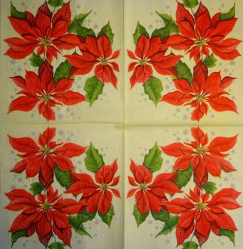 168 Christmas Flowers - 3-ply