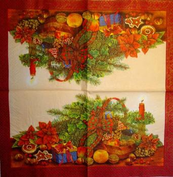 173 Christmas Flowers - 3-ply