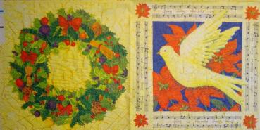 188 Weihnachten Blumen - 3-lagig