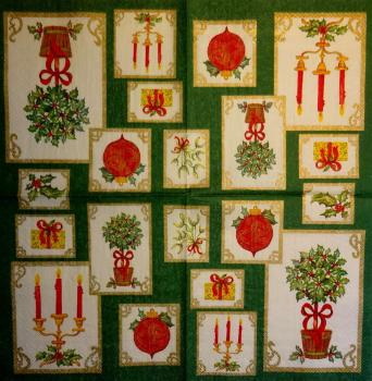 197 Christmas Flowers - 3-ply (grün) - Ihr