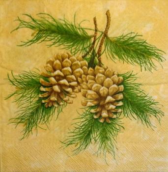199 Weihnachten Blumen - 3-lagig