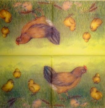 146 Hahn, Huhn - 3-lagig - Ladies Mol
