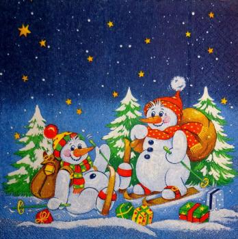 153 Schneemann - 3-lagig