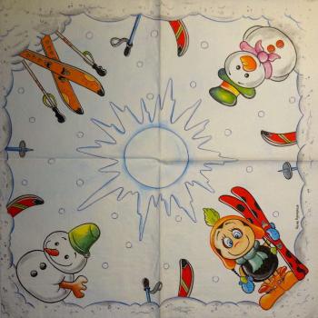 168 Schneemann - 3-lagig - Vielseidig