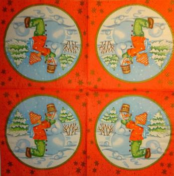 171 Schneemann - 3-lagig