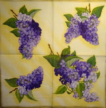 015 Hydrangeas - 3-ply (purple/yellow) - Ihr
