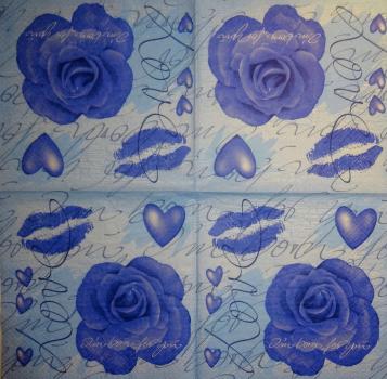 620 Roses - 3-ply (blue) - ti-flair - CS