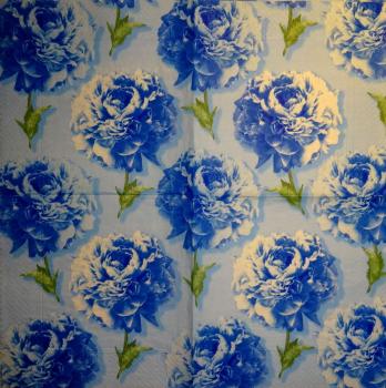 639 Roses - 3-ply (blue)