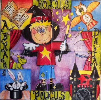 052 Clowns - 3-ply - Vielseidig