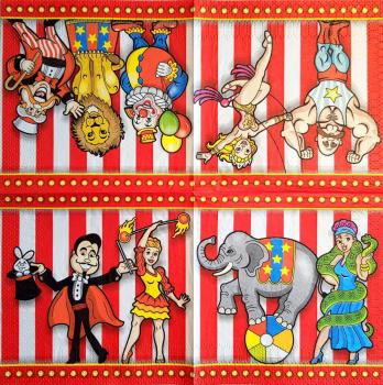068 Clowns - 3-ply - CS