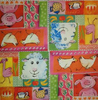 055 Schweine - 3-lagig