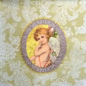 039 Engel - 3-lagig (gold) - ppd