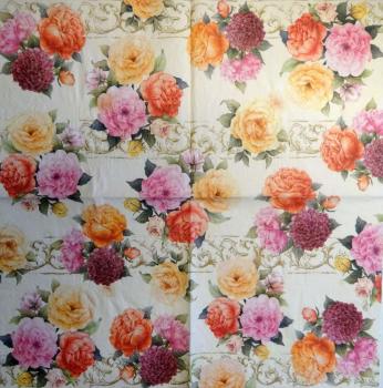 652 Rosen - 3-lagig (creme) - Paw