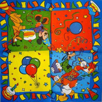 070 Mickey Mouse - 3-ply (blue) - Disney