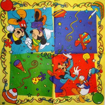 070 Mickey Mouse - 3-ply (yellow) - Disney