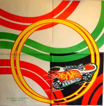 021 Cars - 3-ply - Mattel 1997 - Hot Wheels - 35x35 cm