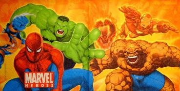 204 Known Figures - 2-ply - Marvel 2007 - Spiderman, Hulk