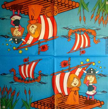 244 Bekannte Figuren - 3-lagig - Wickie 2003 - ppd