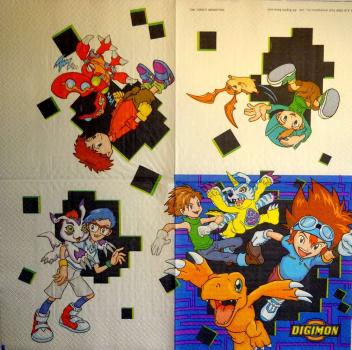 260 Bekannte Figuren - 2-lagig - Digimon 2000